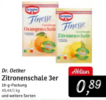 KONSUM Dr. Oetker Zitronenschale 3er Angebot
