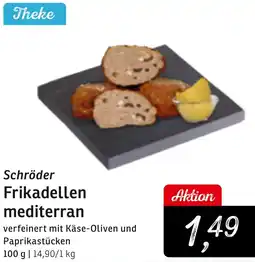 KONSUM Schröder Frikadellen mediterran Angebot