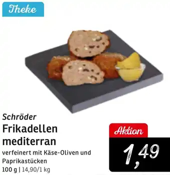KONSUM Schröder Frikadellen mediterran Angebot