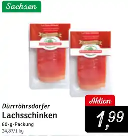 KONSUM Dürrröhrsdorfer Lachsschinken Angebot
