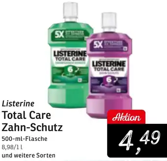 KONSUM Listerine Total Care Zahn-Schutz Angebot