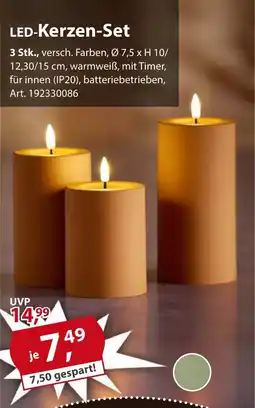 Sonderpreis Baumarkt LED-Kerzen-Set Angebot