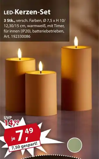 Sonderpreis Baumarkt LED-Kerzen-Set Angebot