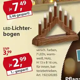 Sonderpreis Baumarkt LED-Lichterbogen Angebot