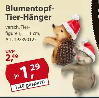 Sonderpreis Baumarkt Blumentopf- Tier-Hänger Angebot