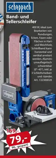 Sonderpreis Baumarkt scheppach Band- und Tellerschleifer Angebot