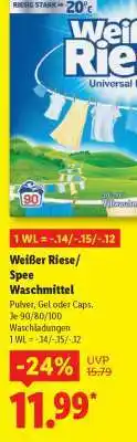 Lidl Weißer Riese/Spee Waschmittel Angebot