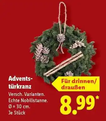 Lidl Advents-türkranz Angebot
