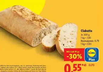 Lidl Ciabatta Angebot