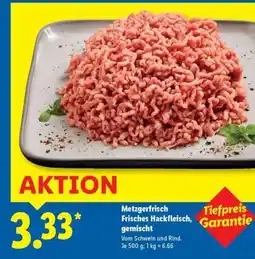Lidl Metzgerfrisch Frisches Hackfleisch gemischt Angebot