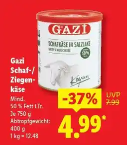 Lidl GAZI Schaf-/Ziegenkäse Angebot