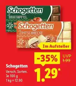 Lidl Schogetten Angebot