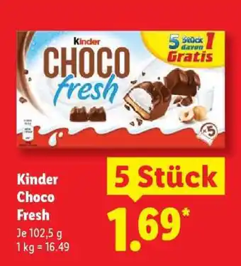 Lidl Kinder Choco Fresh Angebot
