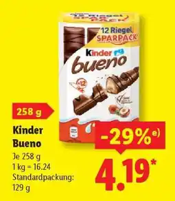 Lidl Kinder Bueno Angebot