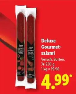 Lidl Deluxe Gourmet- Salami Angebot