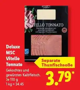 Lidl Deluxe MSC Vitello Tonnato Angebot
