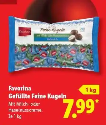 Lidl Favorina Gefüllte Feine Kugeln Angebot