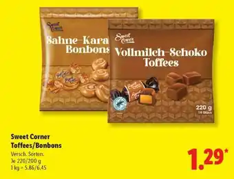 Lidl Sweet Corner Toffees/Bonbons Angebot