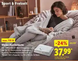 Lidl Wärme-Kuscheldecke Angebot
