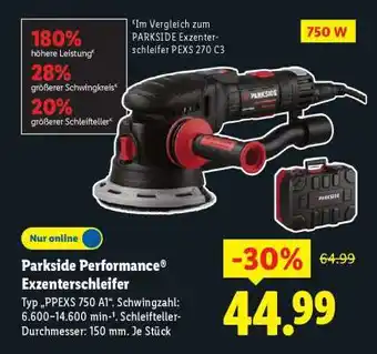 Lidl PARKSIDE PERFORMANCE Exzenterschleifer Angebot