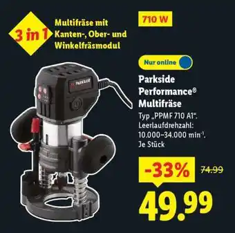 Lidl Parkside Performance Multifrässe Angebot