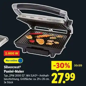 Lidl Silvercrest Panini-Maker Angebot