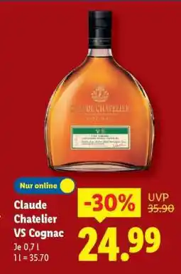 Lidl Claude Chatelier VS Cognac Angebot