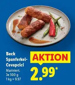 Lidl Beck Spanferkel-Cevapcici Angebot