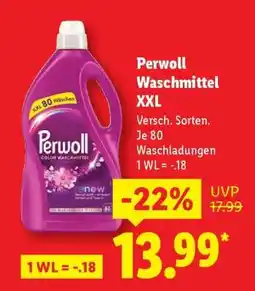 Lidl Perwoll Waschmittel XXL Angebot