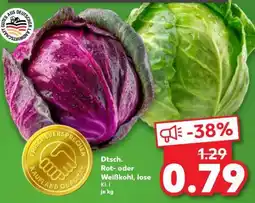 Kaufland Dtsch. Rot- oder Weißkohl, lose Angebot