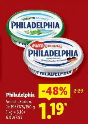 Lidl Philadelphia Angebot