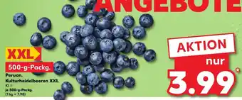 Kaufland Peruan. Kulturheidelbeeren XXL Angebot