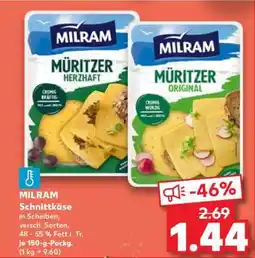 Kaufland MILRAM Schnittkäse Angebot