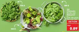 Kaufland Ital. Pflücksalat, Rucola oder Babyspinat Angebot