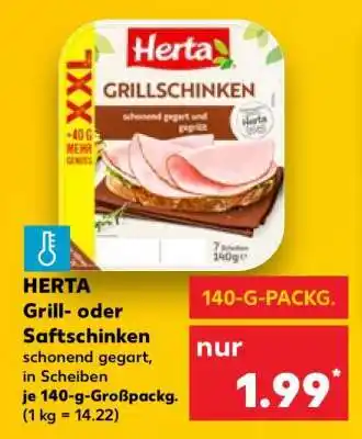 Kaufland HERTA Grill- oder Saftschinken Angebot