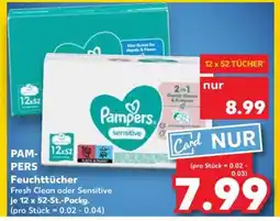 Kaufland PAMPERS Feuchttücher Angebot