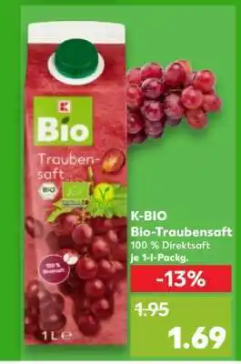 Kaufland K-BIO Bio-Traubensaft Angebot