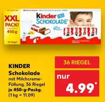 Kaufland kinder Schokolade Angebot
