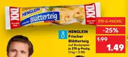 Kaufland HENGLEIN Frischer Blätterteig Angebot