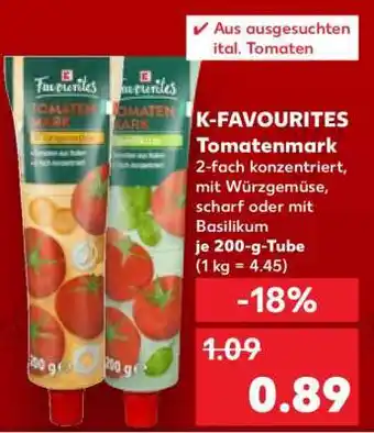 Kaufland K-FAOURITES Tomatenmark Angebot