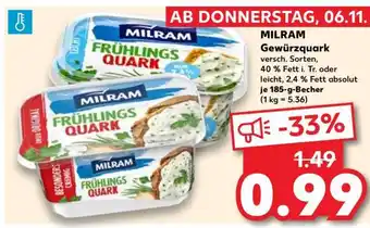 Kaufland Milram Gewürzquark Angebot