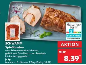 Kaufland SCHWAMM Spießbraten Angebot