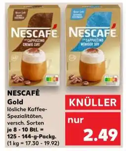 Kaufland Nescafé Gold Angebot