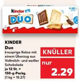 Kaufland kinder DUO Angebot