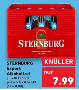 Kaufland STERNBURG Export Alkoholfrei Angebot