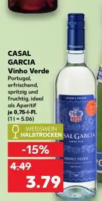 Kaufland Casal Garcia Vinho Verde Angebot