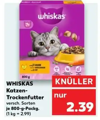 Kaufland Whiskas Katzen-Trockenfutter Angebot