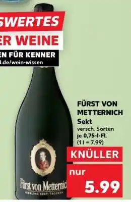 Kaufland Fürst von Metternich Angebot