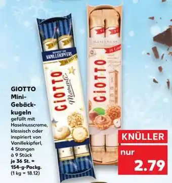 Kaufland GIOTTO Mini-Gebäckkugeln Angebot