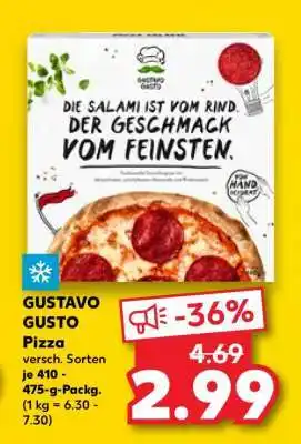 Kaufland Gustavo Gusto Pizza Angebot